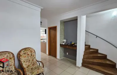 Sobrado à venda 3 quartos 1 suíte 4 vagas santo antônio - santo andré - sp
