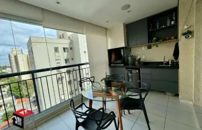 Apartamento a venda vila mascote, varanda gourmet, 2 suítes, 1 vaga, 86m2