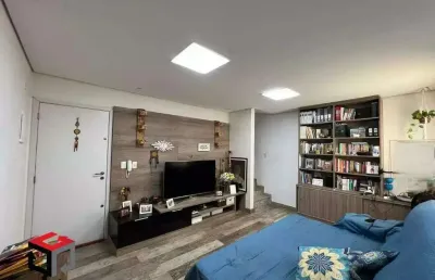 Cobertura à venda 2 quartos 1 suíte 2 vagas tibiriçá - santo andré - sp
