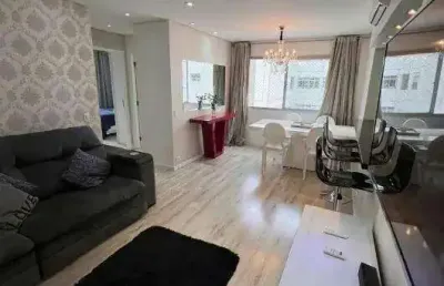 Apartamento mobiliado 2 dormitórios em pinheiros 80 m2