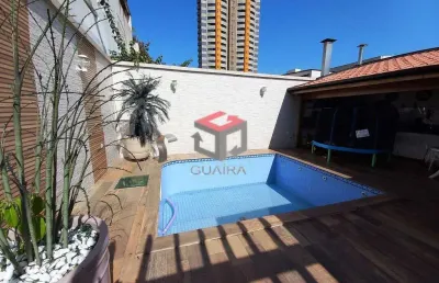 Sobrado à venda 5 quartos 5 suítes 6 vagas jardim - santo andré - sp