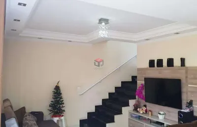 Sobrado à venda, 3 quartos, 2 vagas, camilópolis - santo andré/sp