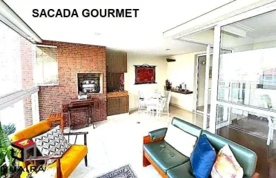 Apartamento garden unico, 3 quartos 3 suites 4 vagas vila clementino
