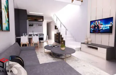 Casa à venda 3 quartos 1 suíte 2 vagas camilópolis - santo andré - sp