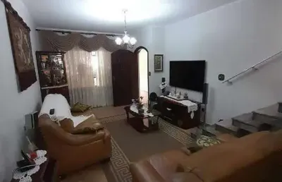 Sobrado à venda 3 quartos 2 vagas novo oratório - santo andré - sp