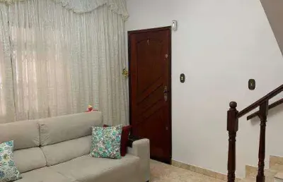 Sobrado à venda 3 quartos 2 suítes 3 vagas camilópolis - santo andré - sp