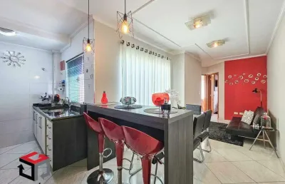 Cobertura à venda 2 quartos 1 suíte 1 vaga ana maria - santo andré - sp