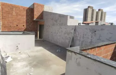 Cobertura à venda 2 quartos 1 suíte 1 vaga humaitá - santo andré - sp