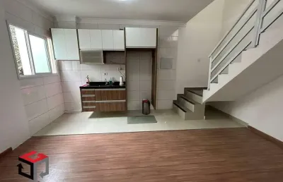 Cobertura à venda 2 quartos 1 suíte 1 vaga valparaíso - santo andré - sp