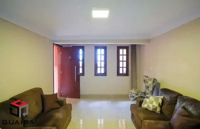 Sobrado à venda 3 quartos 1 suíte 2 vagas jardim - santo andré - sp