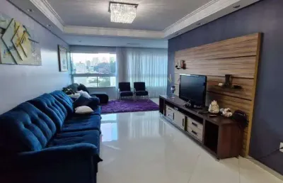 Apartamento mobiliado 3 suítes 4 vagas varanda gourmet jardim do mar - são bernardo do campo - sp