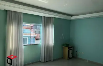 Sobrado para aluguel 3 quartos 1 suíte 2 vagas santo andré - santo andré - sp