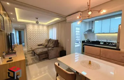 Apartamento à venda 2 quartos 1 suíte 2 vagas jardim bela vista - santo andré - sp