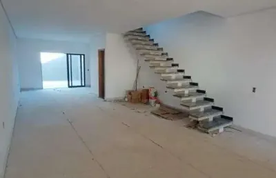 Sobrado à venda 3 quartos 1 suíte 4 vagas das nações - santo andré - sp