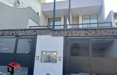 Sobrado à venda 3 quartos 1 suíte 3 vagas camilópolis - santo andré - sp