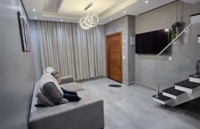 Sobrado à venda 3 quartos 3 suítes 2 vagas marajoara - santo andré - sp
