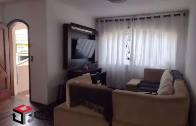 Sobrado à venda 3 quartos 1 suíte 2 vagas vila alzira - santo andré - sp