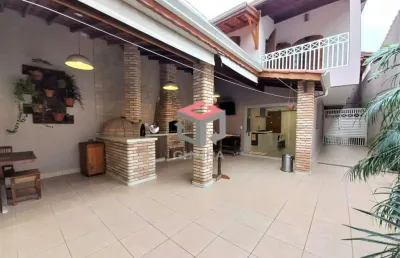 Sobrado à venda 3 quartos 1 suíte 6 vagas scarpelli - santo andré - sp