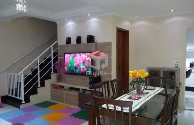 Sobrado à venda 3 quartos 1 suíte 3 vagas camilópolis - santo andré - sp