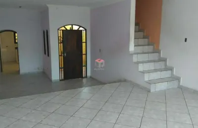 Sobrado com 180m² localizado no jardim las vegas em santo andré- sp.