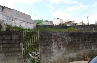 Terreno à venda na Rua Pederneiras, Vila Palmares, Santo André