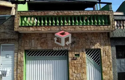 Sobrado à venda 2 quartos 2 vagas teles de menezes - santo andré - sp