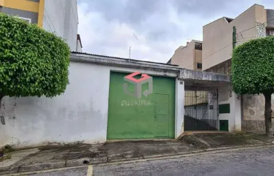 Terreno com casa com 500 metros no bairro santa maria em santo andré.
