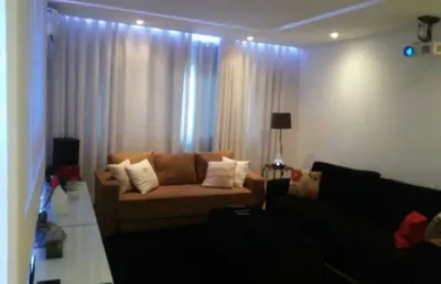 Sobrado com 200 m² localizado na vila scarpelli em santo andré