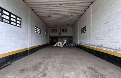 Galpão para alugar, 300 m² por r$ 13.000,00/mês - macuco - santos/sp