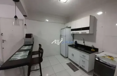 Apartamento com 1 dormitório à venda por r$ 225.000 - itararé - são vicente/sp
