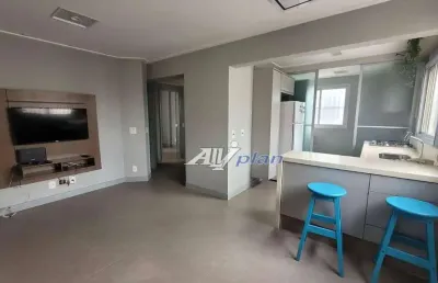 Apartamento com 2 dormitórios para alugar, 65 m² por r$ 4.500/mês - gonzaga - santos/sp