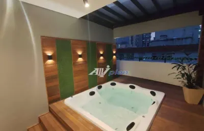 Cobertura com 3 dormitórios à venda por r$ 1.980.000,00 - pompéia - santos/sp