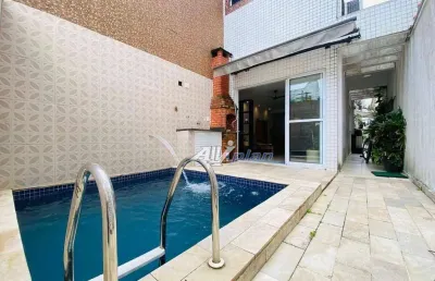 Casa à venda, 160 m² por r$ 1.330.000 - campo grande - santos/sp