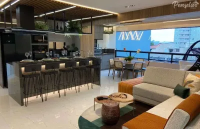 Santo andré - campestre : apartamento à venda 3 suítes 2 e 3 vagas : figueiras