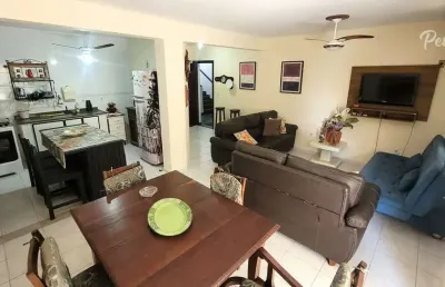 Ubatuba : apartamento com 3 dormitórios suíte vaga coberta mobiliado e decorado.