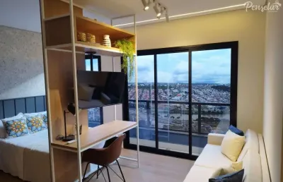 Indaiatuba - studio na planta a venda com 1 vaga de garagem - jardim são conrado