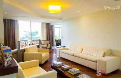 Santo andré - vila gilda: apartamento a venda 248m² 3 vagas mobiliado e decorado