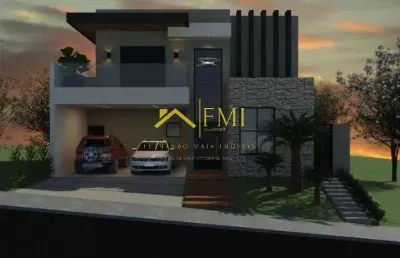 Casa com 3 suítes área gourmet e piscina no condomínio terras do vale