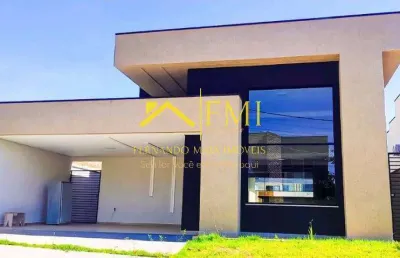 Casa com 3 dorm., área gourmet e piscina no cond. terras do vale