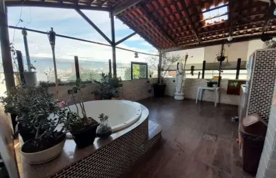 Cobertura com 4 dormitórios à venda, 200 m² por r$ 1.010.000,00 - castelo - belo horizonte/mg