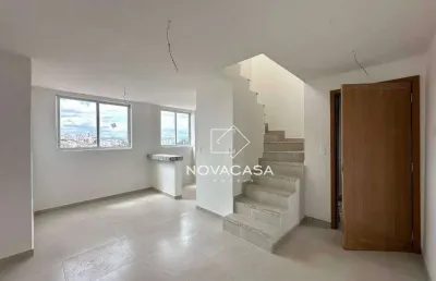 Cobertura à venda, 90 m² por r$ 405.000,00 - jardim leblon - belo horizonte/mg