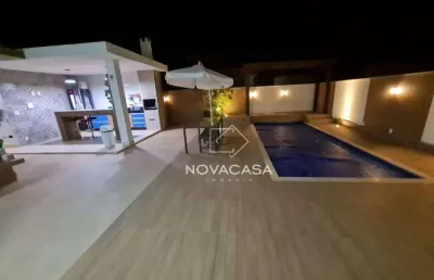 Casa com 4 dormitórios à venda, 350 m² por r$ 2.100.000,00 - gran park  - vespasiano/mg