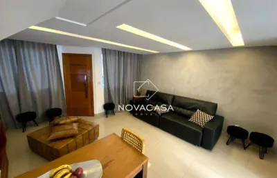 Casa com 3 dormitórios à venda, 86 m² por r$ 640.000,00 - santa branca - belo horizonte/mg