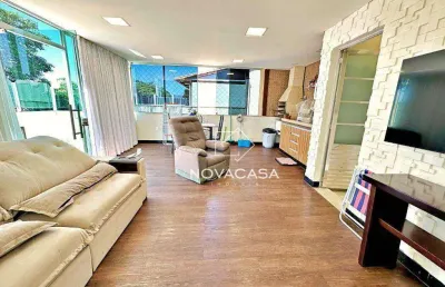 Cobertura com 3 quartos à venda, 112 m² por r$ 550.000 - santa mônica - belo horizonte/mg