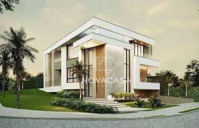 Casa à venda, 391 m² por r$ 4.600.000,00 - alphaville vespasiano - vespasiano/mg