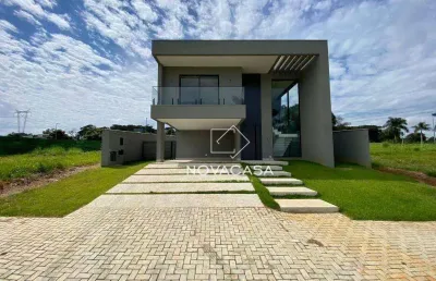 Casa com 4 dormitórios à venda, 300 m² por r$ 2.590.000,00 - alphaville - vespasiano/mg