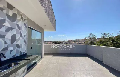 Cobertura com 3 dormitórios à venda, 152 m² por r$ 629.800,00 - santa mônica - belo horizonte/mg