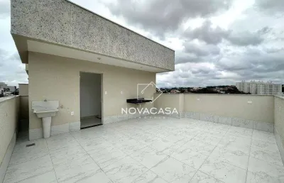 Cobertura com 2 dormitórios à venda, 55 m² por r$ 455.000,00 - santa mônica - belo horizonte/mg