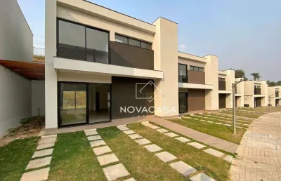 Casa em condomínio fechado com 3 dormitórios à venda, 208 m² por r$ 2.345.000 - enseada das garças - belo horizonte/mg