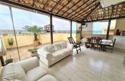 Cobertura com 3 dormitórios à venda, 172 m² por r$ 850.000,00 - ouro preto - belo horizonte/mg